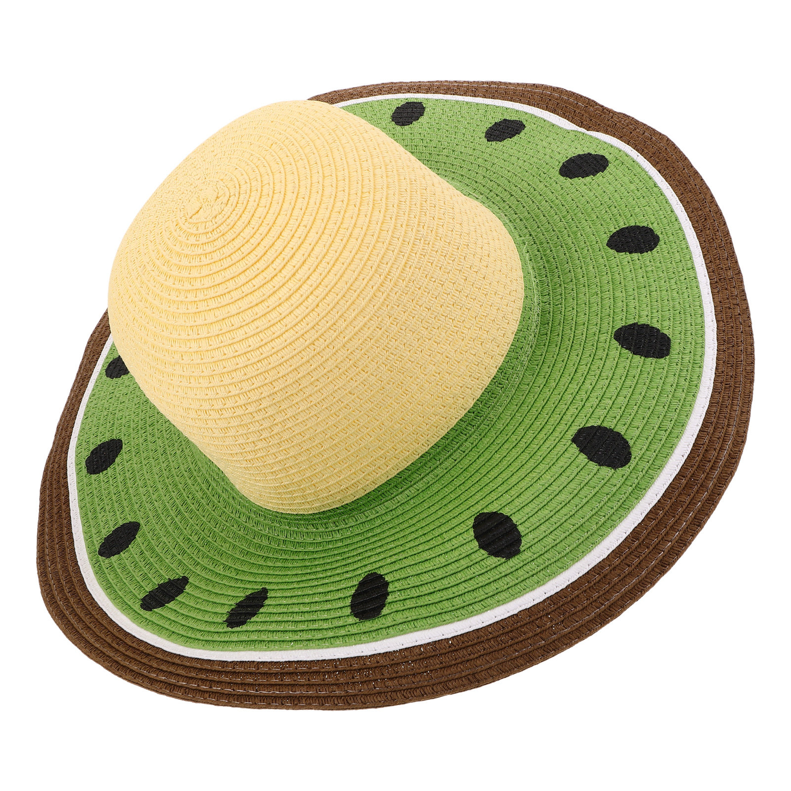 Hat Floppy Wide - Women Watermelon Straw Sun Hat Wide