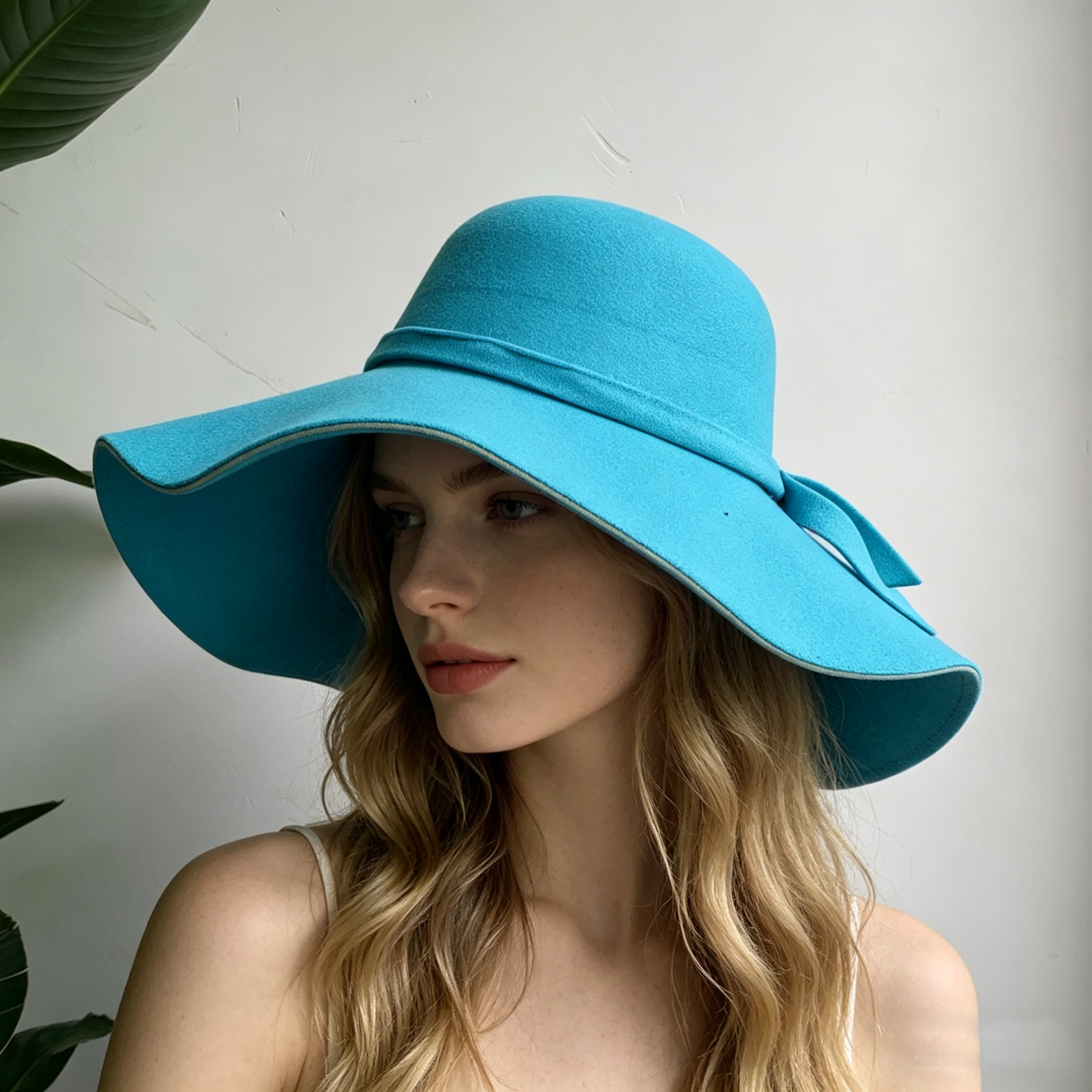 Women Fedora Hat Vintage Lady  - Hat Floppy Wide ulasan dan harga
