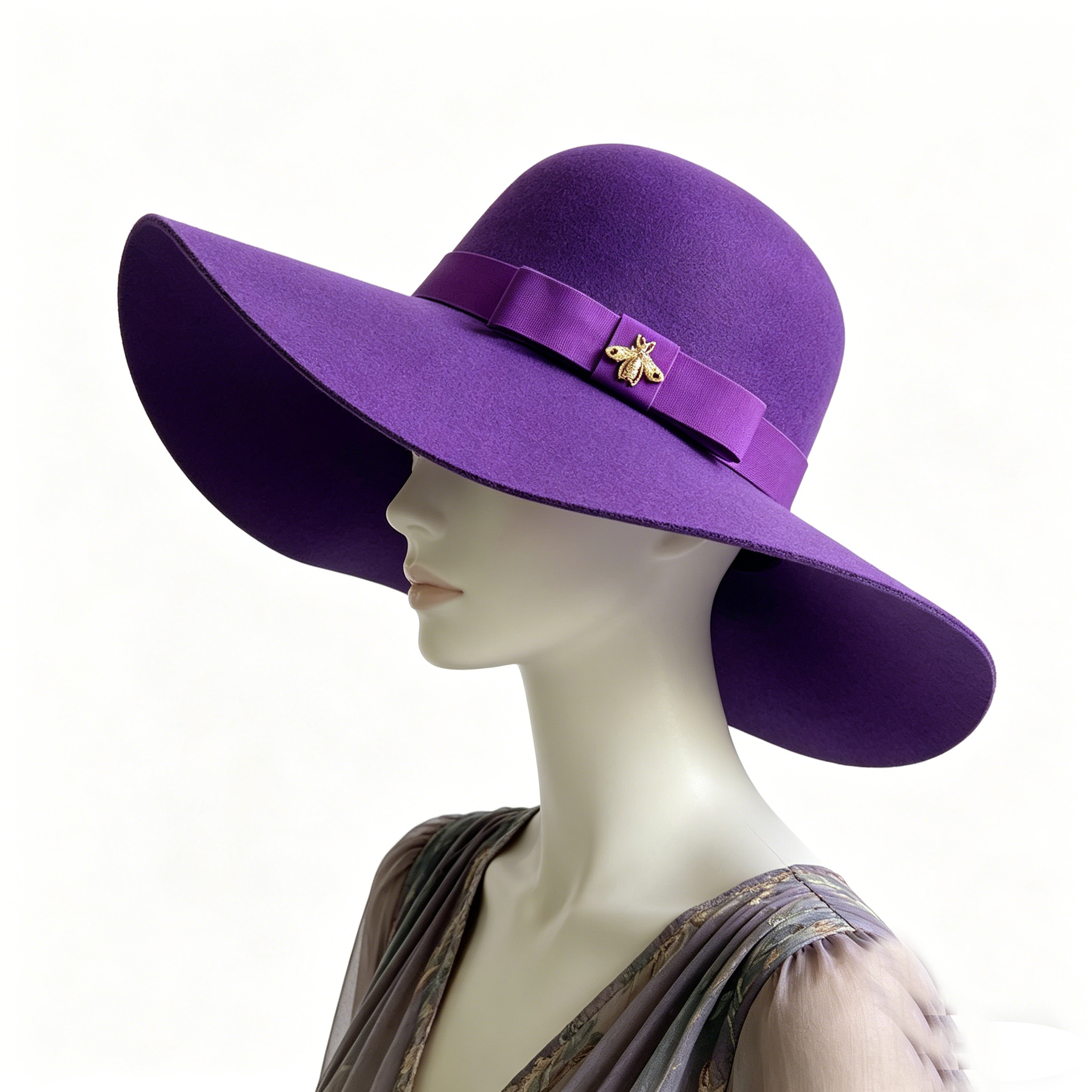 Women Fedora Hat Vintage Lady  - Hat Floppy Wide ulasan dan harga