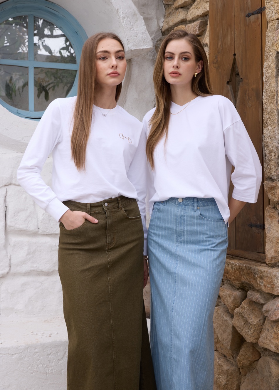 AS SS26 oversize loose T-shirt - Linen Dress Wrap ulasan dan harga