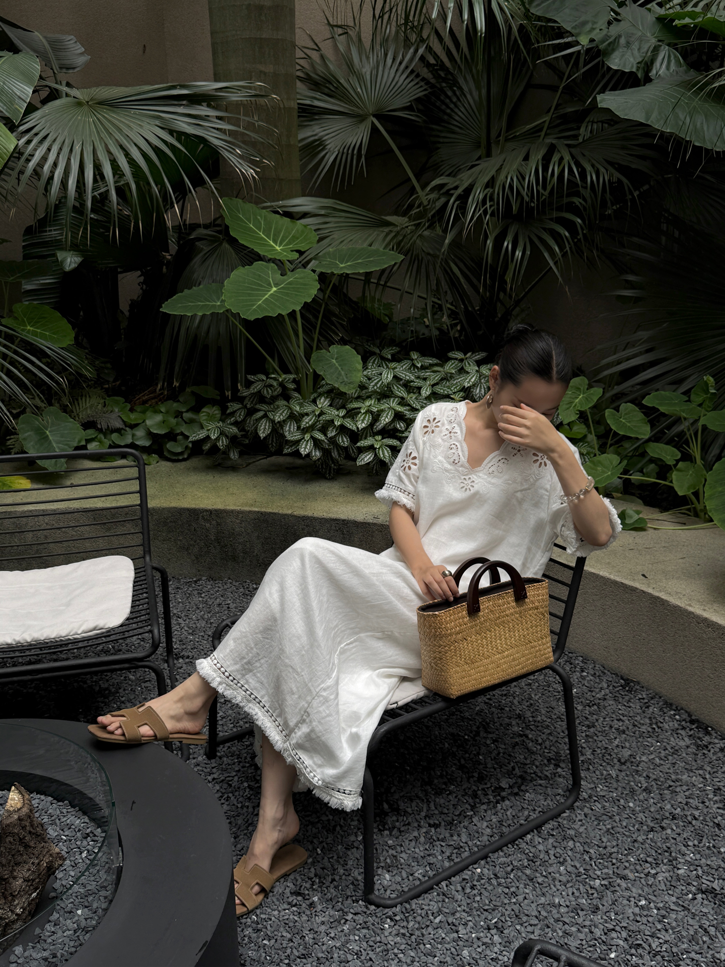 Elegant Simple Style Holiday C - Linen Dress Wrap ulasan dan harga