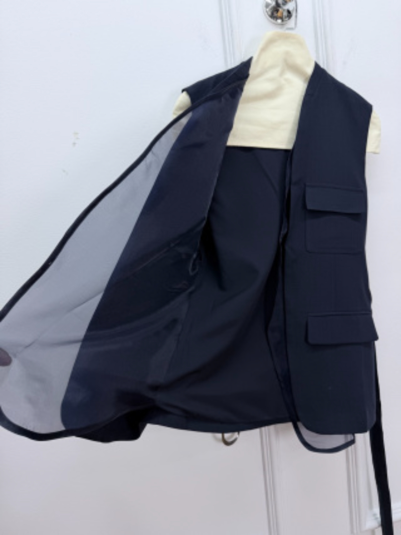 Elegant Linen Vest And Wide-Le - Linen Pant Wide ulasan dan harga
