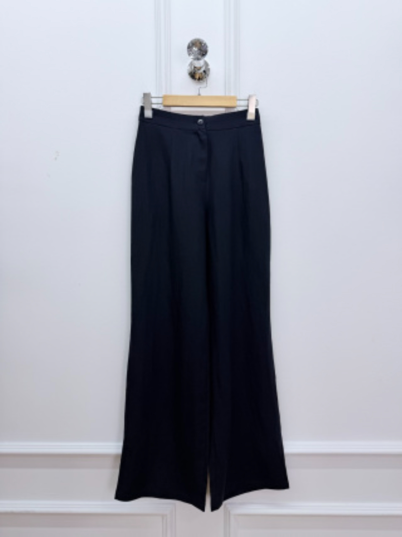 Elegant Linen Vest And Wide-Le - Linen Pant Wide ulasan dan harga
