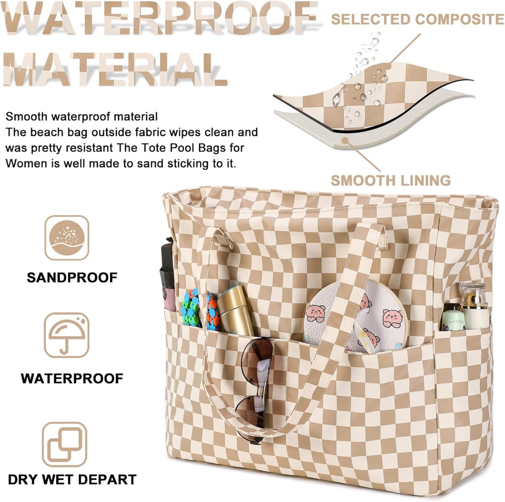 Extra Large Waterproof Beach T - Tote Bag Beach ulasan dan harga