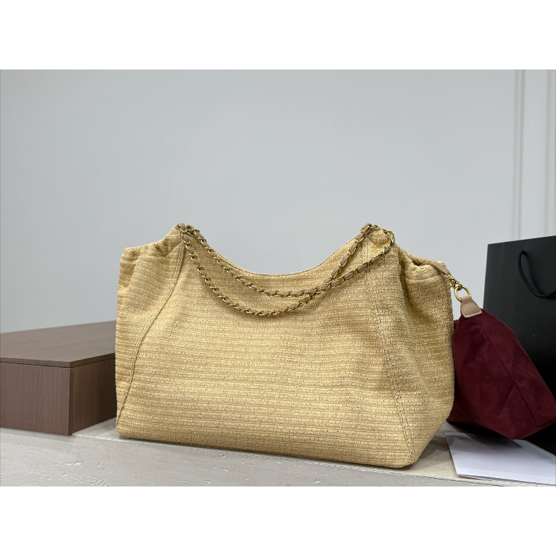 Chain Raffia 2026 Summer Beach - Tote Bag Beach ulasan dan harga