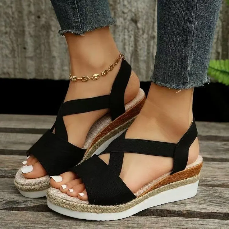 Women's Platform Wedge Sandals - Wedge Espadrille Women ulasan dan harga
