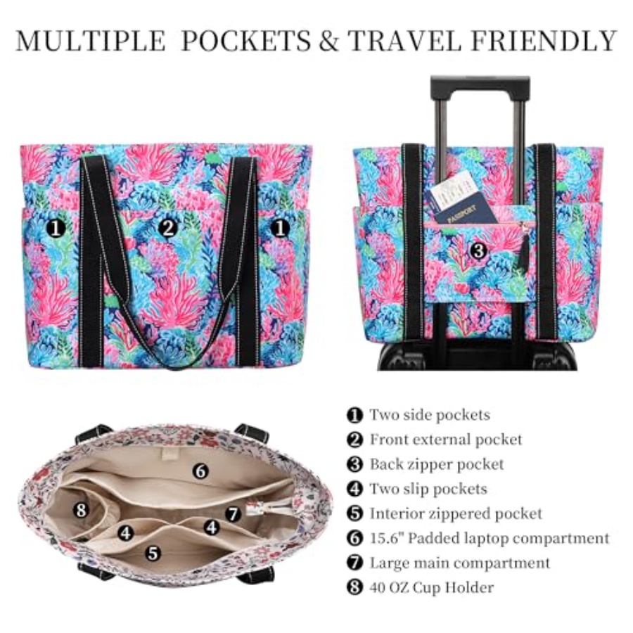 Tote Bag for Women with Laptop - Tote Bag Beach ulasan dan harga