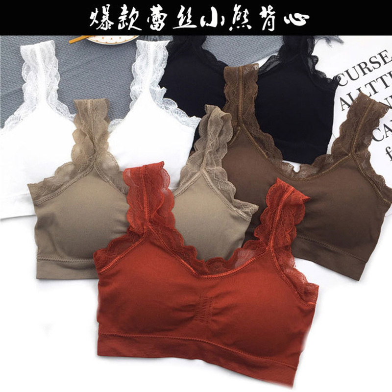 3D Sexy lace Lingerie Seamless - Bralette Triangle Set ulasan dan harga