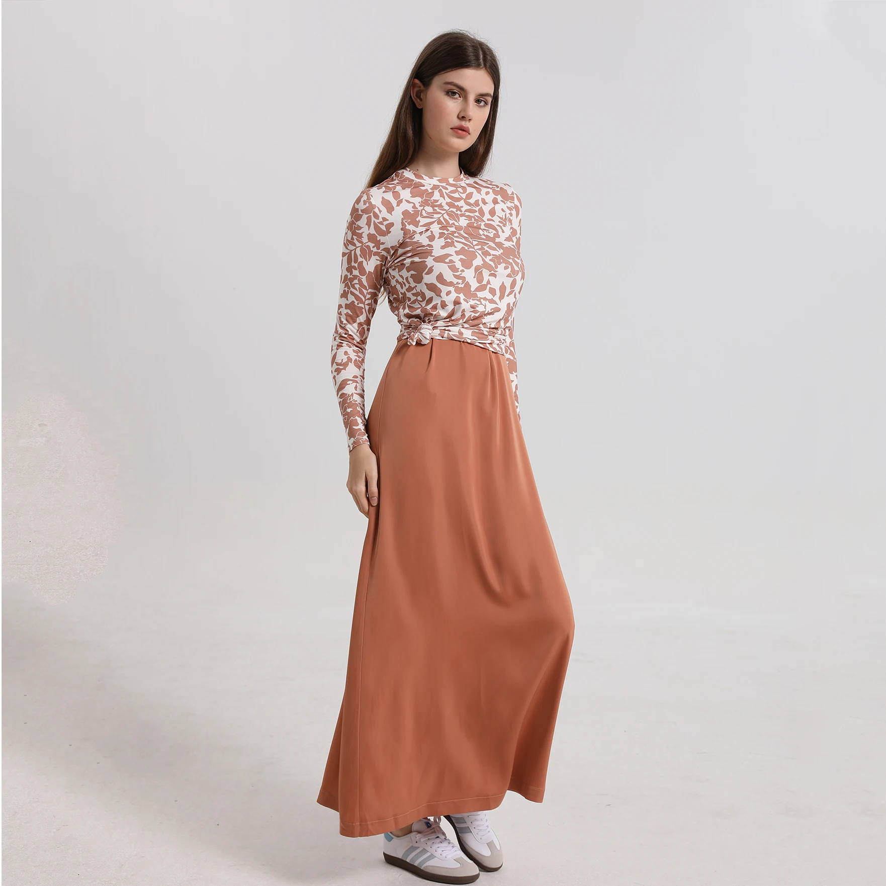 AP Printing Tee Stretchy  Moda - Linen Dress Wrap ulasan dan harga