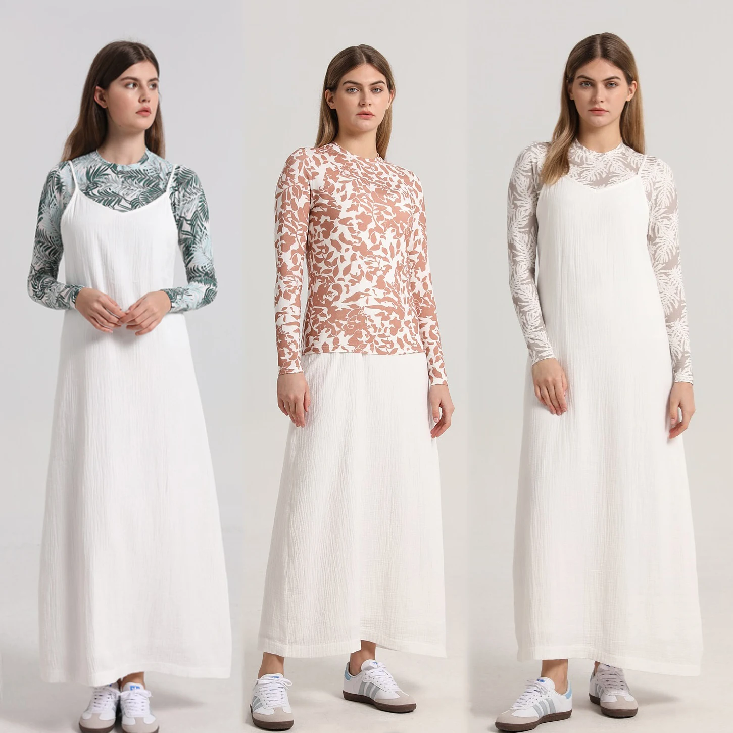 AP Printing Tee Stretchy  Moda - Linen Dress Wrap ulasan dan harga