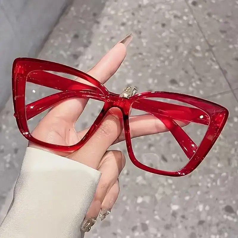1Pc Fashionable Cat-Eye Glasse - Sunglasses Cat Eye ulasan dan harga