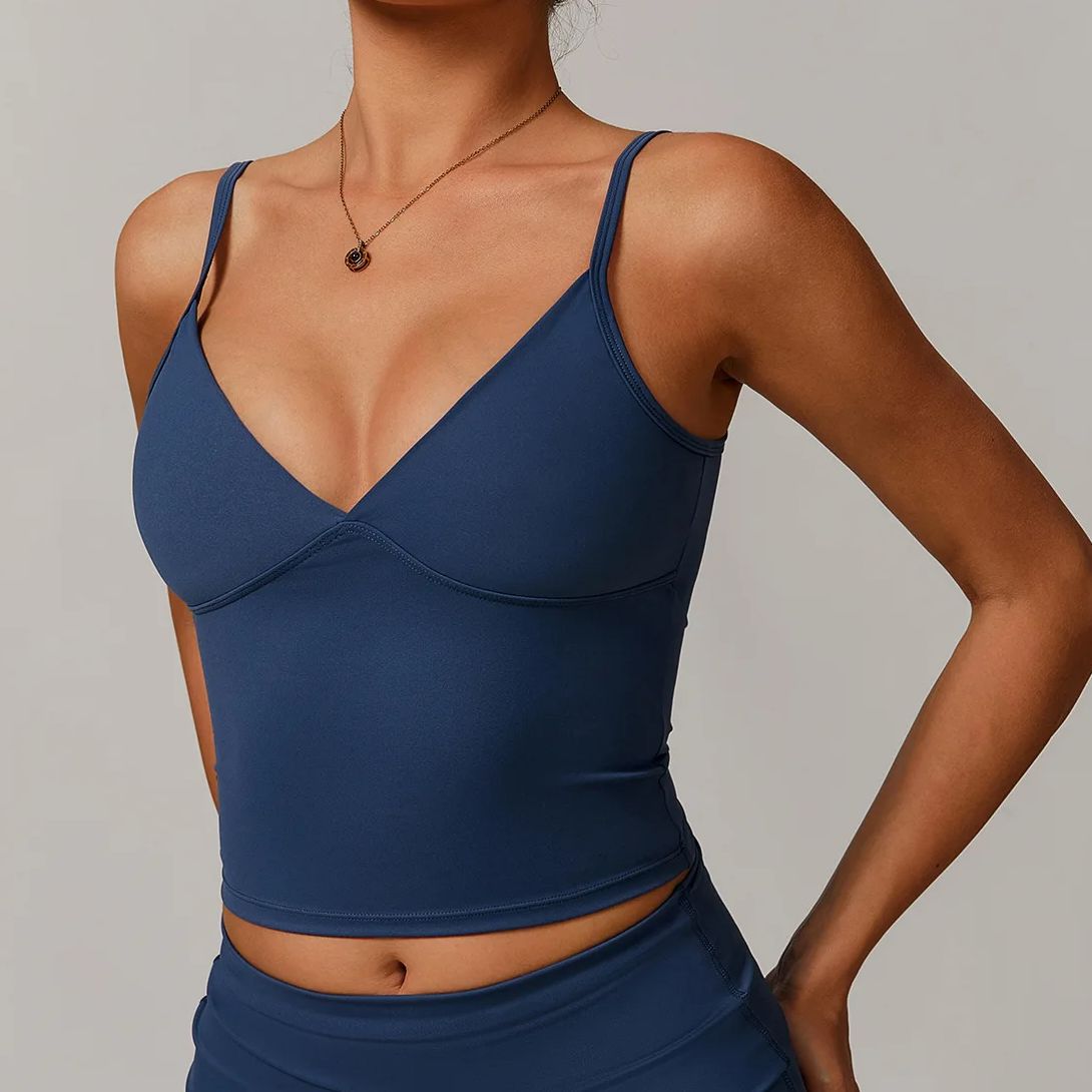 Breathable Sports Bra Fitness  - Crop Top Crochet ulasan dan harga