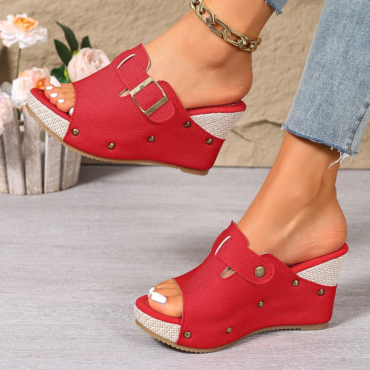 Summer Women's Espadrille Wedg - Wedge Espadrille Women ulasan dan harga
