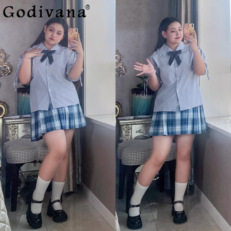 Large Size Jk Uniform Off-the- - Blouse Off Shoulder ulasan dan harga
