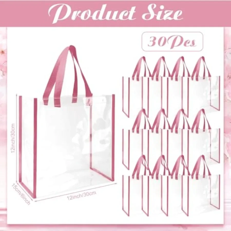 Pack 12x12x6 Inch Clear Tote B - Tote Bag Beach ulasan dan harga