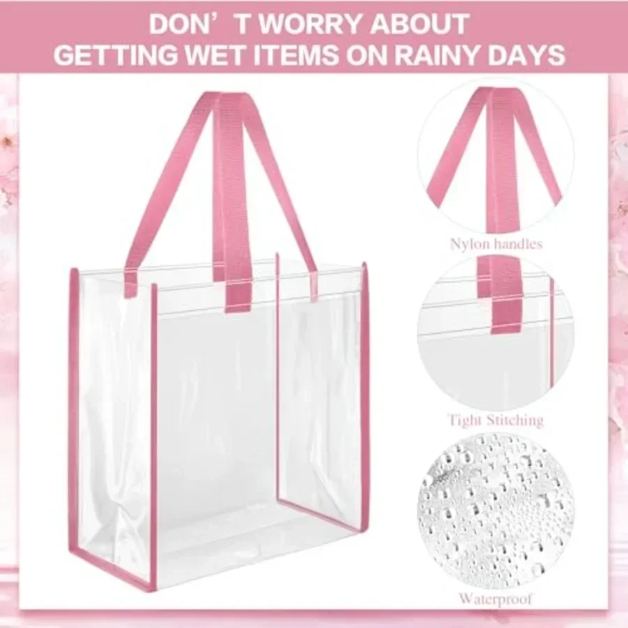 Pack 12x12x6 Inch Clear Tote B - Tote Bag Beach ulasan dan harga