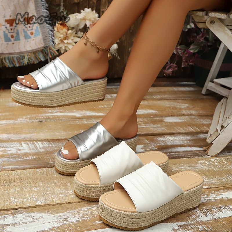 Women's Ruched Espadrille Wedg - Wedge Espadrille Women ulasan dan harga