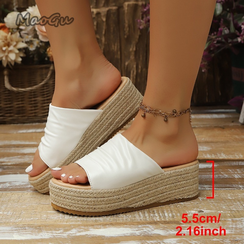 Women's Ruched Espadrille Wedg - Wedge Espadrille Women ulasan dan harga