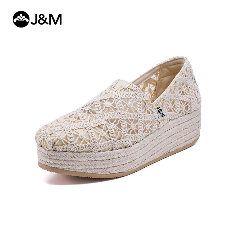 2026 J&M Women Wedges Fashion  - Wedge Espadrille Women ulasan dan harga