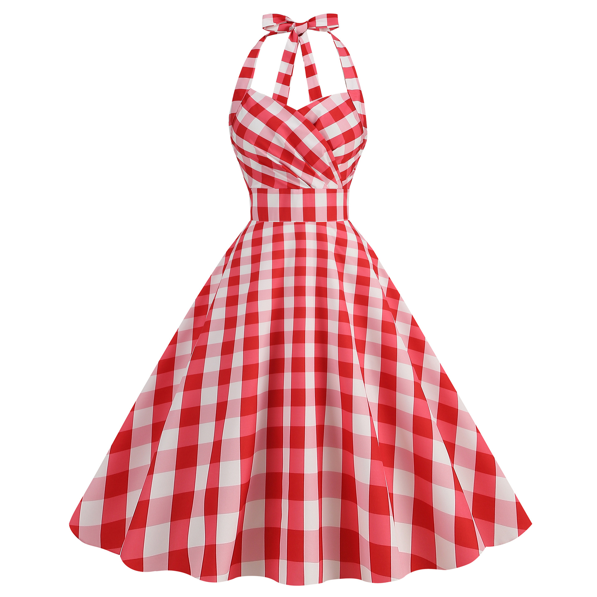 Sexy Vintage Women's Dress Han - Linen Dress Wrap ulasan dan harga