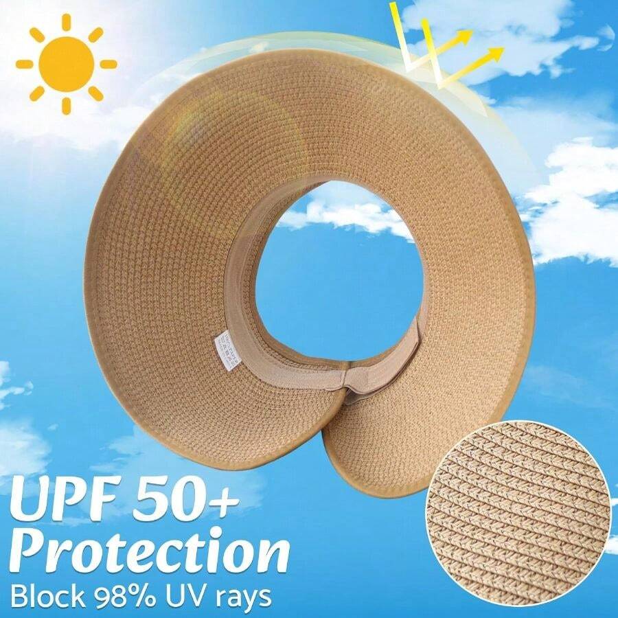 NPQQUAN Sun Visor Hats For Wom - Hat Floppy Wide ulasan dan harga