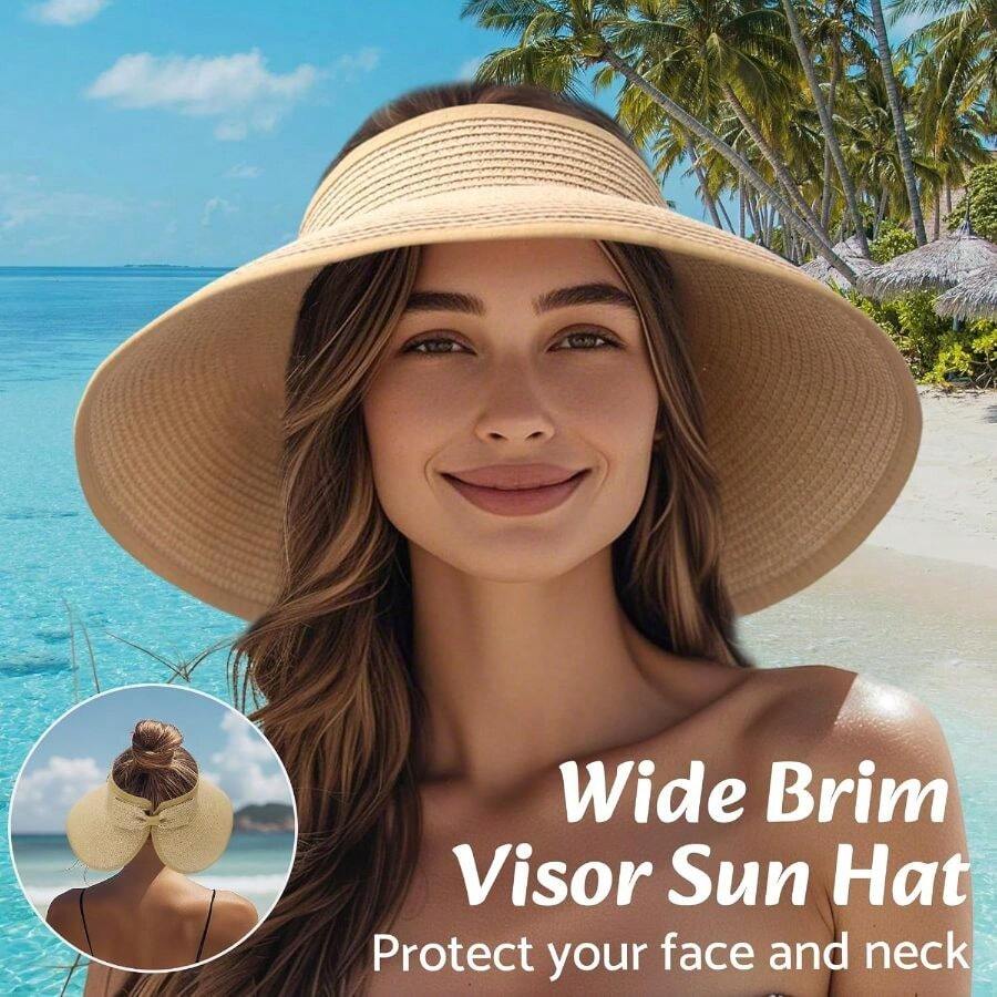 NPQQUAN Sun Visor Hats For Wom - Hat Floppy Wide ulasan dan harga