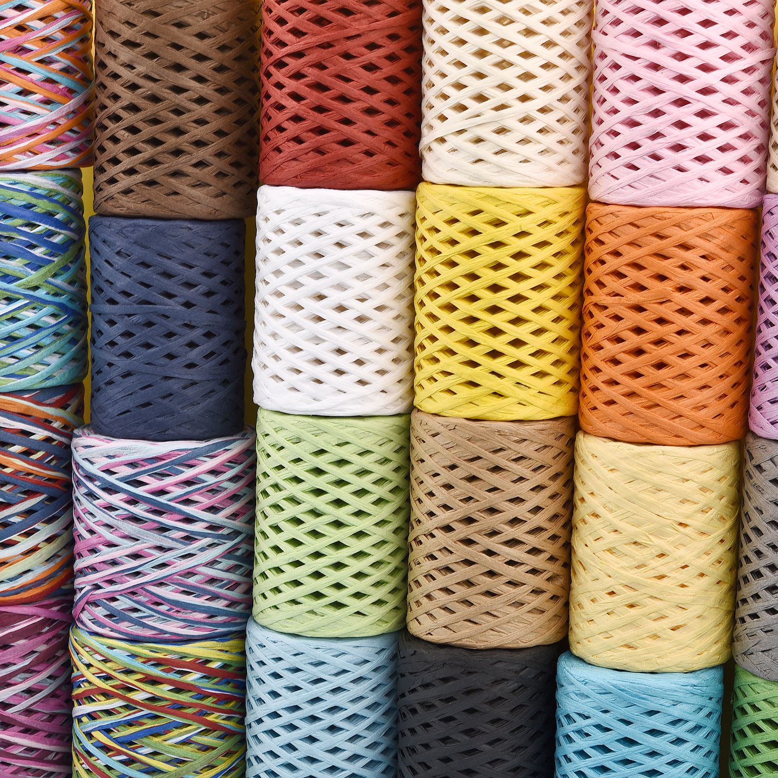 100M Natural Raffia Straw Yarn - Crochet Bag Raffia ulasan dan harga