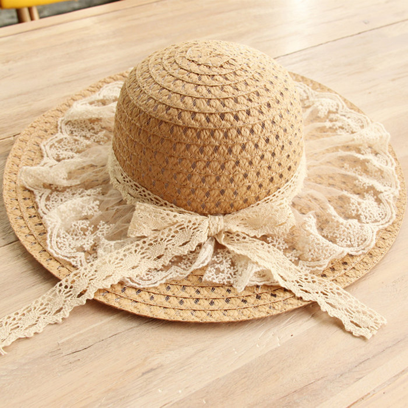 Women Lace Sun Hats For  Wide  - Hat Floppy Wide ulasan dan harga