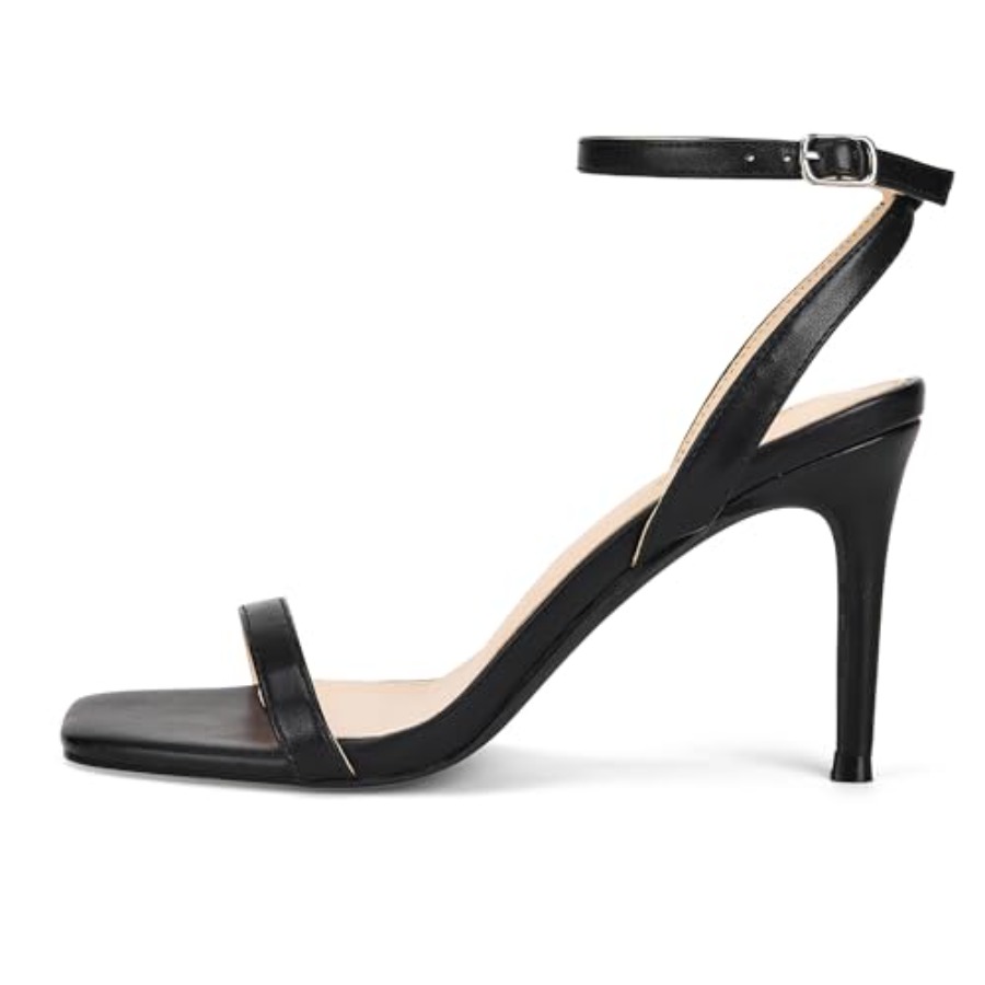 GENSHUO Women's Strappy High H - Sandal Strappy Heeled ulasan dan harga