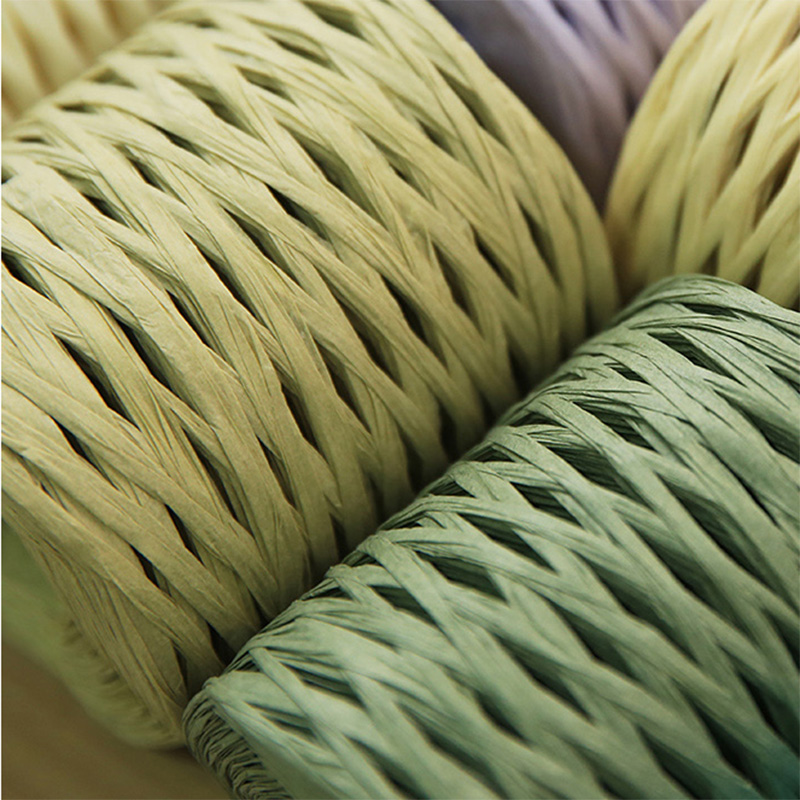 200m Natural Raffia Straw Yarn - Crochet Bag Raffia ulasan dan harga