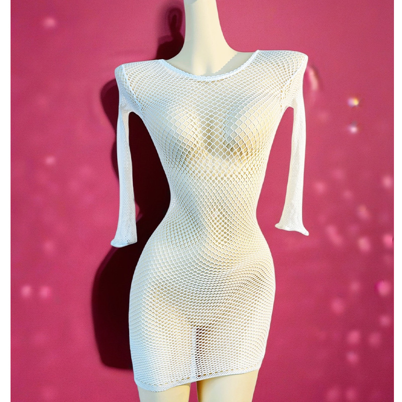 1PC Women Fishnet Cover Up Wit - Cover Up Kaftan ulasan dan harga