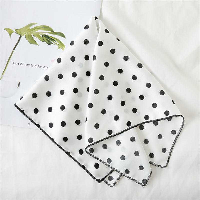 Leopard Print Polka Dot Square - Headband Summer Knit ulasan dan harga