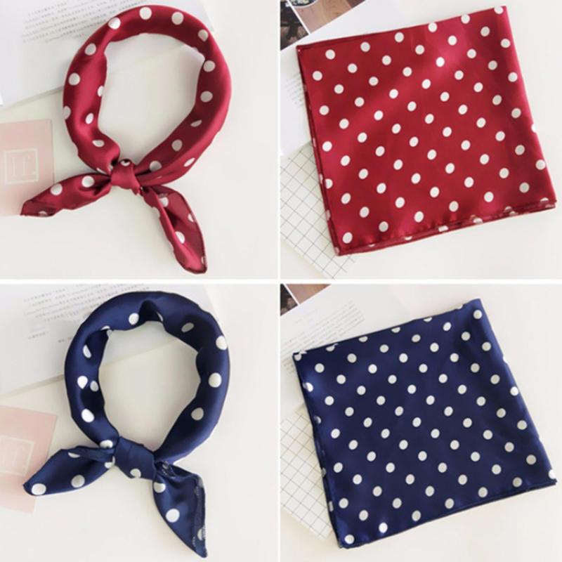 Leopard Print Polka Dot Square - Headband Summer Knit ulasan dan harga