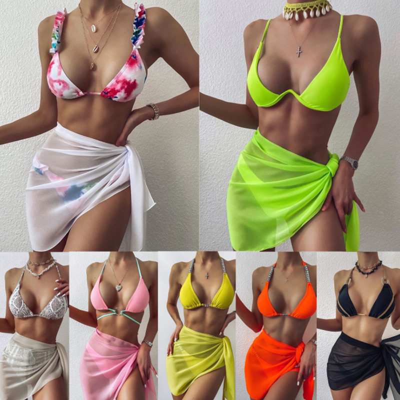 Women Chiffon Swimwear Cover U - Cover Up Kaftan ulasan dan harga