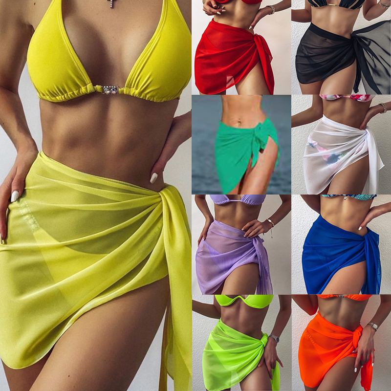 Women Chiffon Swimwear Cover U - Cover Up Kaftan ulasan dan harga