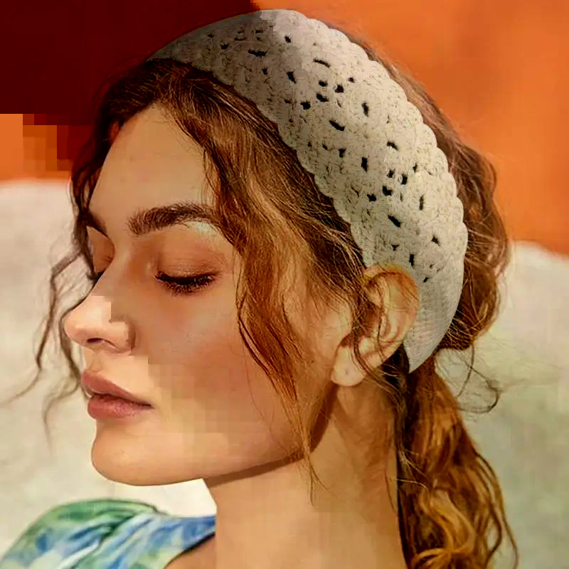 Vibrant Floral Knit Turban Hea - Headband Summer Knit ulasan dan harga