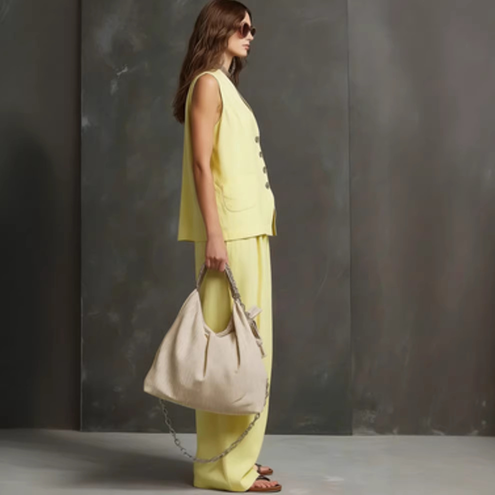 2026 summer women's clothing l - Linen Pant Wide ulasan dan harga