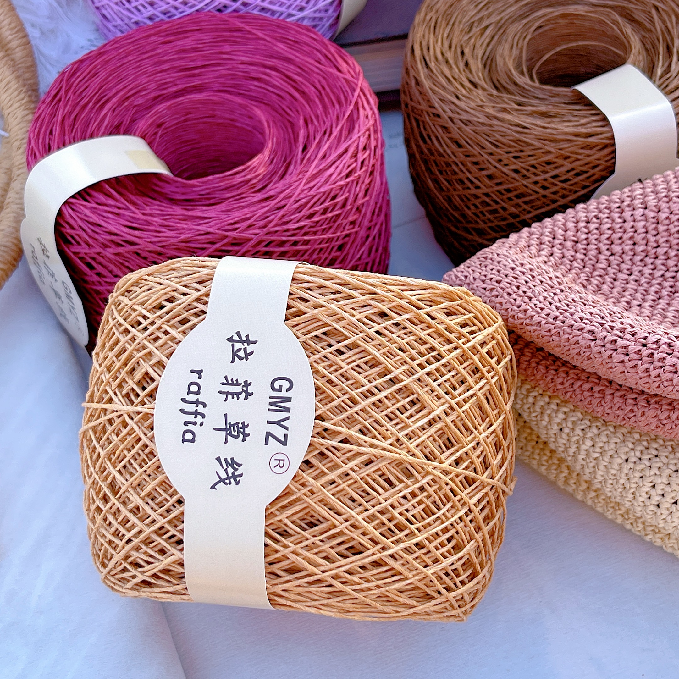 220M/Roll Washable Japanese Pl - Crochet Bag Raffia ulasan dan harga
