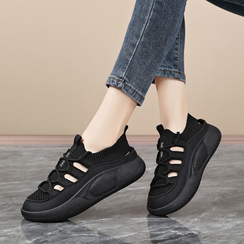 Women's Openwork Breathable Ov - Wedge Espadrille Women ulasan dan harga