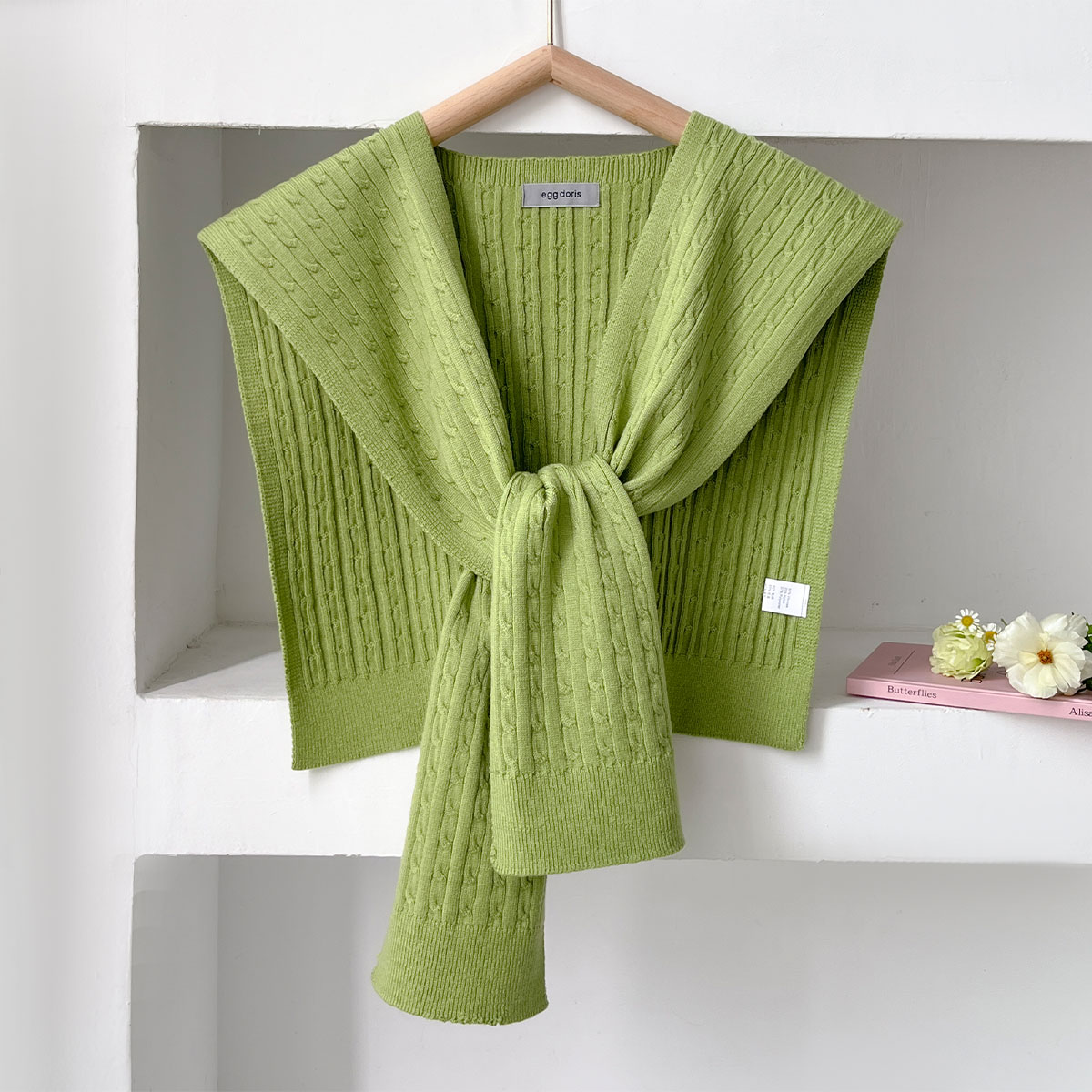 NEW Korean Autumn Knit Shawl F - Blouse Off Shoulder ulasan dan harga