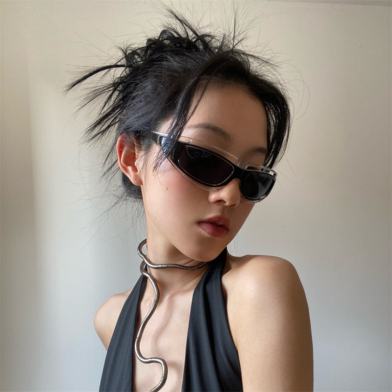Cat eye Glasses Punk Style Wom - Sunglasses Cat Eye ulasan dan harga