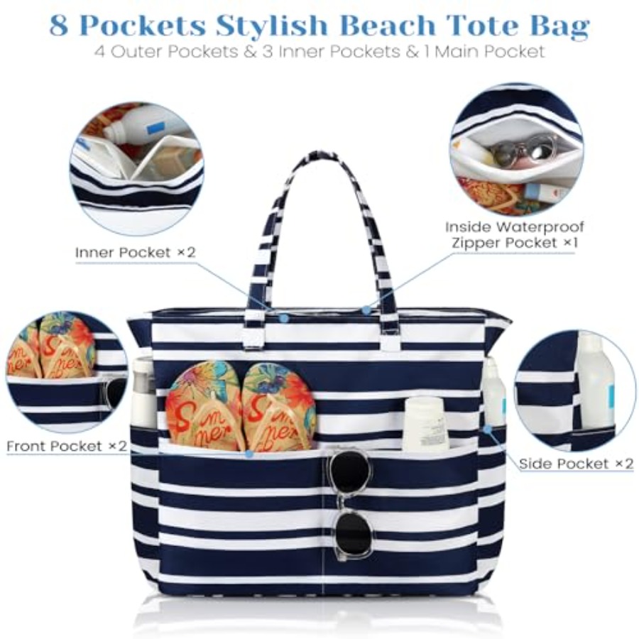 Trifabricy Beach Bags for Wome - Tote Bag Beach ulasan dan harga