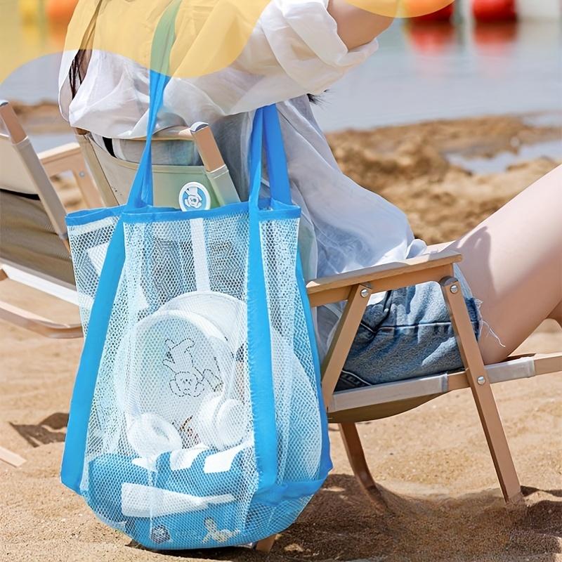 Multicolor Swimming Large Mesh - Tote Bag Beach ulasan dan harga